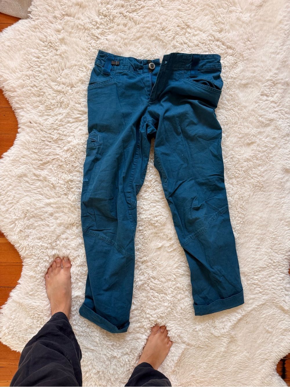 Patagonia Teal Cargo Pants - Women's Lightweight Utility Style